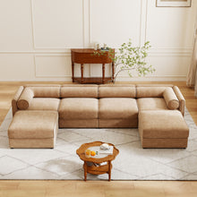 Load image into Gallery viewer, Contemporary Elegant Sofa With Storage And Ottoman