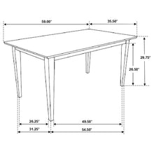 Load image into Gallery viewer, Henin - 5 Piece Dining Set With Lattice Back Chairs - Cappuccino