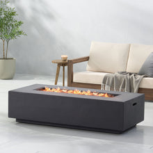 Load image into Gallery viewer, Modern Rectangle Fire Table 50, 000 Btu