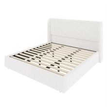 Load image into Gallery viewer, Upholstered Cloud Bed Frame With Headboard