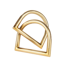Load image into Gallery viewer, Abstract Modern Tabletop Sculpture - Gold