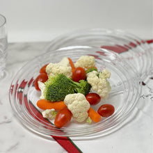 Load image into Gallery viewer, Designer Swirl Acrylic Dinner Plates (Set of 4)
