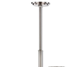 Load image into Gallery viewer, Six Light Metal Dimmable Chandelier With Shades - Nickel / Opal