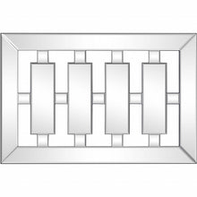 Load image into Gallery viewer, 24" Glass Framed Accent Mirror - Clear