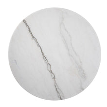 Load image into Gallery viewer, Marble Round End Table - Gold / White