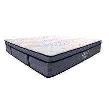 Load image into Gallery viewer, Hybrid Plush Foam Mattress, Soft Polyester Knit Cover, Multi Layer Foam Mattress - White / Gray - King