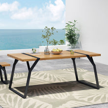 Load image into Gallery viewer, Zora - Dining Table Industrial & Iron Table - Black