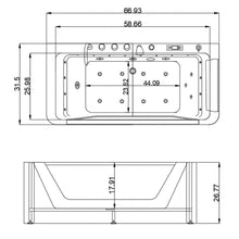 Load image into Gallery viewer, Xavier - Single Massage Bathtub - Milk White