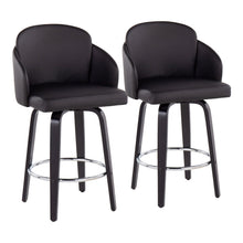 Load image into Gallery viewer, Dahlia - Contemporary Counter Stool Round Footrest (Set of 2)