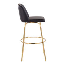 Load image into Gallery viewer, Toriano - Contemporary Fixed Height Barstool With Swivel And Round Footrest (Set of 2)
