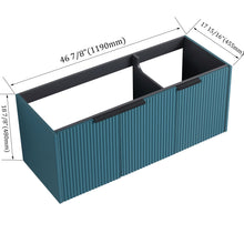 Load image into Gallery viewer, Contemporary Wall Mounted Bathroom Vanity With Soft Close Doors