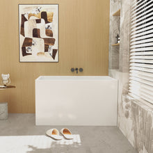Load image into Gallery viewer, Gloss Freestanding Bathtub With Built In Seat