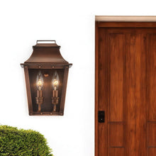Load image into Gallery viewer, Coventry 2-Light Patina Pocket Wall Light - Cooper / Brown