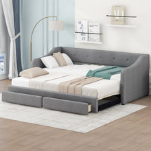 Load image into Gallery viewer, Upholstered Daybed With 2 Drawers