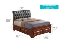 Load image into Gallery viewer, Storage Bed Elegant Transitional