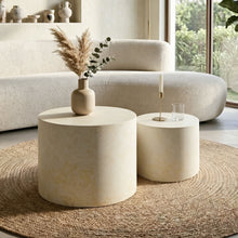 Load image into Gallery viewer, Modern Round Nesting Coffee Table (Set of 2)