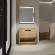 Load image into Gallery viewer, Modern Freestanding Bathroom Vanity With 2 Doors