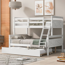 Load image into Gallery viewer, Bunk Bed With Ladder And Safety Guardrail