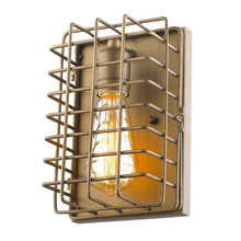 Load image into Gallery viewer, Light Cage Wall Sconce - Gold