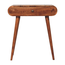 Load image into Gallery viewer, Mini Dressing Table With Foldable Mirror - Caramel