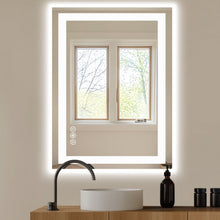 Load image into Gallery viewer, 28" Lighted Frameless Bathroom Vanity Mirror - Clear