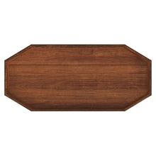 Load image into Gallery viewer, Manufactured Wood Octagon End Table With Two Shelves - Medium Brown