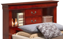 Load image into Gallery viewer, Traditional Style Bookcase Storage Bed