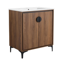 Load image into Gallery viewer, Modern Bathroom Vanity With Top Sink, Engineered Wood Storage Cabinet