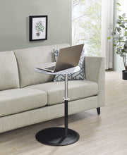 Load image into Gallery viewer, Orbit - 15.5" End Table With Height Adjustable Marble Textured Top