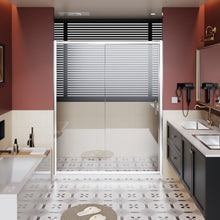 Load image into Gallery viewer, Sliding Shower Door With And Handle - Chrome