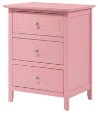 Load image into Gallery viewer, Dove Tailed Drawers 3 Drawer Nightstand