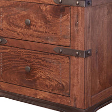 Load image into Gallery viewer, 29" Two Drawer Nightstand - Wood Brown
