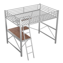 Load image into Gallery viewer, Loft Bed With Desk And Shelf, Modern Design