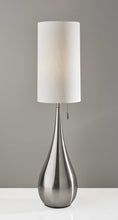 Load image into Gallery viewer, Metal Teardrop Table Lamp - Brushed Steel