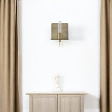 Load image into Gallery viewer, Petite Dull Shelf Wall Light - Gold