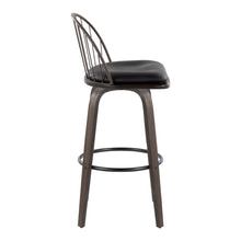 Load image into Gallery viewer, Riley - Industrial / Urban Fixed Height Barstool With Swivel With Removable Cushion (Set of 2)