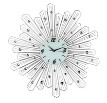 Load image into Gallery viewer, Silent Analog Novelty Wall Clock (626536) - Silver / White