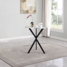 Load image into Gallery viewer, Fitz - Round Bistro Bar Table With X Base - Silver