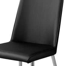Load image into Gallery viewer, Faux Leather Dining Side Chairs (Set of 2) - Black