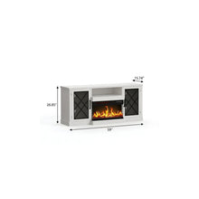 Load image into Gallery viewer, Fireplace TV Stand With Fireplace (734212) - White