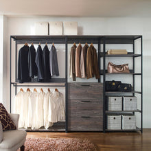 Load image into Gallery viewer, Monica - Walk-In Closet System With Spacious Storage - Gray