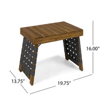 Load image into Gallery viewer, Outdoor Wooden Foldable Side Table - Teak