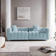 Load image into Gallery viewer, Modern 3 Seater Sofa With 2 Pillows