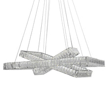 Load image into Gallery viewer, 3 Light Crystal LED Dimmable Chandelier - Silver / Clear