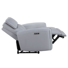 Load image into Gallery viewer, Jeromie - Power Motion Loveseat With USB Port - Gray Synthetic Leather