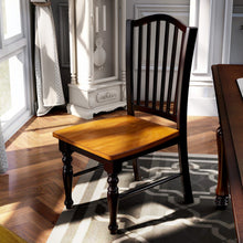 Load image into Gallery viewer, Dining Side Chairs (Set of 2) - Black / Oak