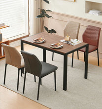 Load image into Gallery viewer, Dining Chairs Living Room Chair Modern Kitchen Armless Side Chair With Metal Legs