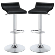 Load image into Gallery viewer, Backless Bar Stool With Adjustable Height - Black