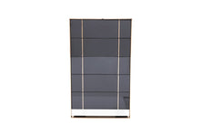 Load image into Gallery viewer, Solid Wood Stainless Steel Five Drawer Chest - Black Gold