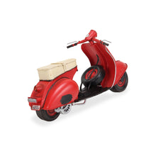 Load image into Gallery viewer, Hand Painted 1959 Scooter Model Motorcycle - Red / Black